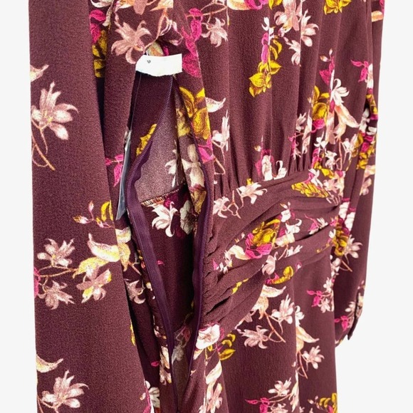 Chelsea 28 Floral Ruched Waist Mini Dress S - Picture 9 of 10